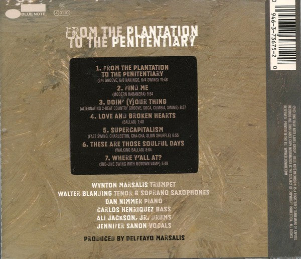 Wynton Marsalis : From The Plantation To The Penitentiary (CD, Album)