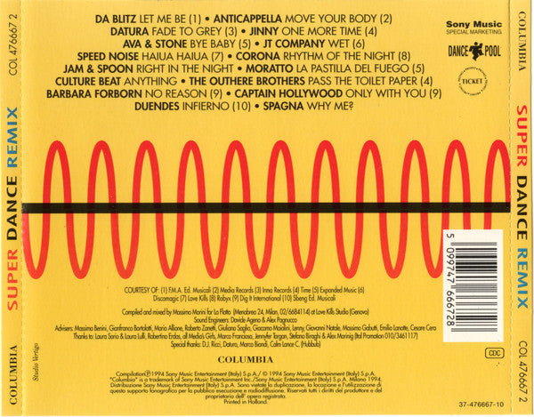 Various : Super Dance Remix (CD, Comp)