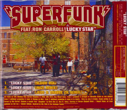 Superfunk Feat. Ron Carroll : Lucky Star (CD, Single)
