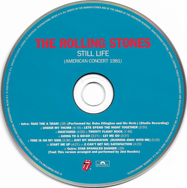 The Rolling Stones : Still Life (American Concert 1981) (CD, Album, RE, RM, Sli)