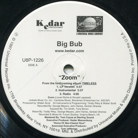 Big Bub : Zoom (12", Promo)