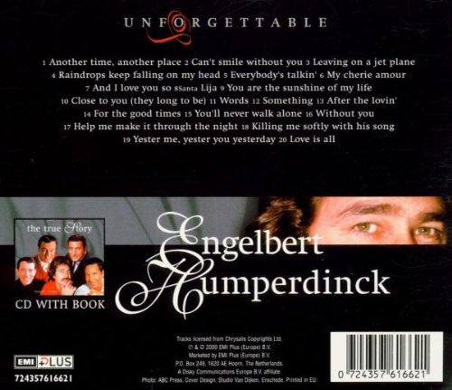 Engelbert Humperdinck : Unforgettable (CD, Comp)