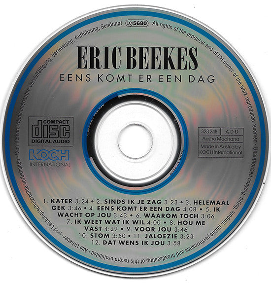 Eric Beekes : Eens Komt Er Een Dag (CD, Album)