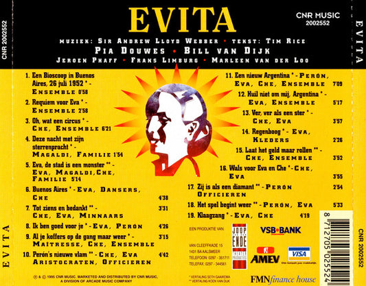 Originele Nederlandse Cast "Evita" : Evita (CD, Album)