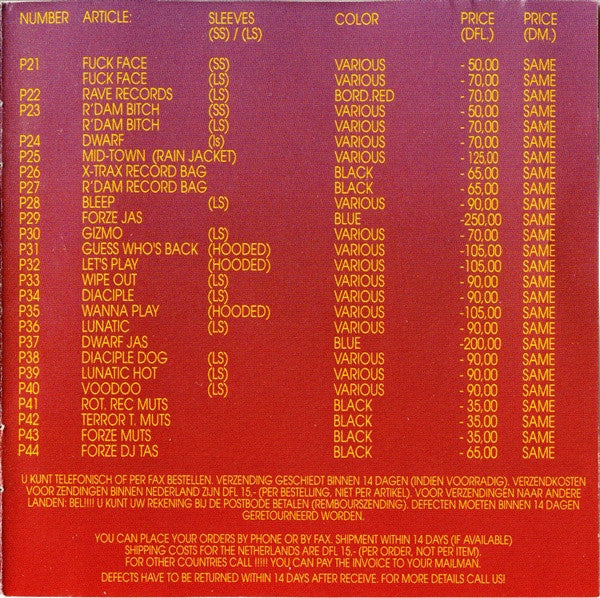 Paul Elstak : May The Forze Be With You (CD, Album)