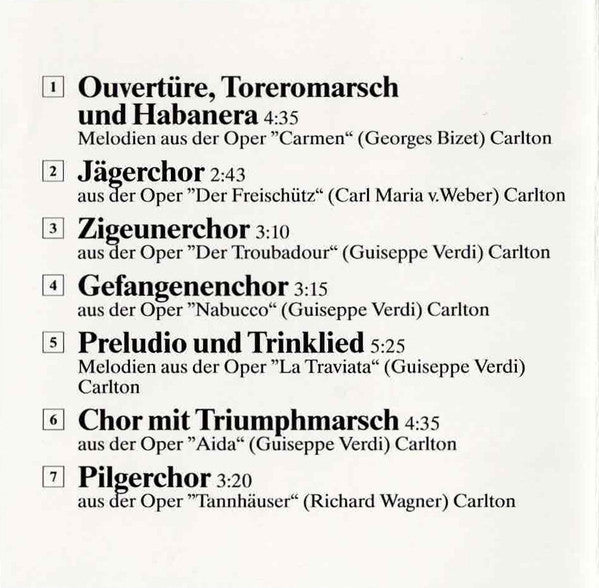 Fischer Chöre : Opernmelodien (CD)