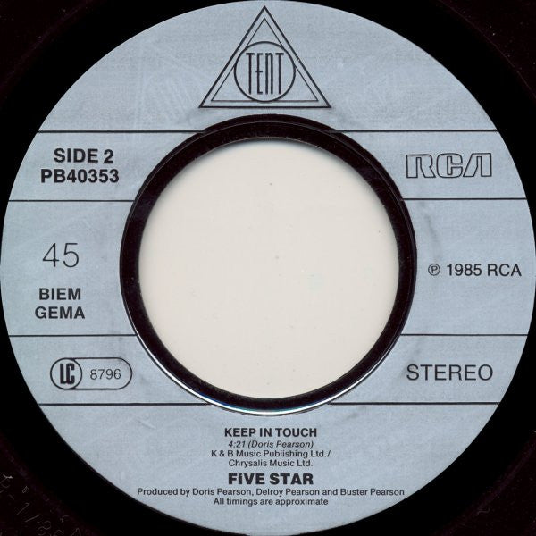 Five Star : Love Take Over (7", Single)