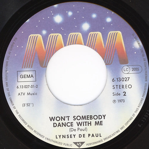 Lynsey De Paul : Sugar Me (7")