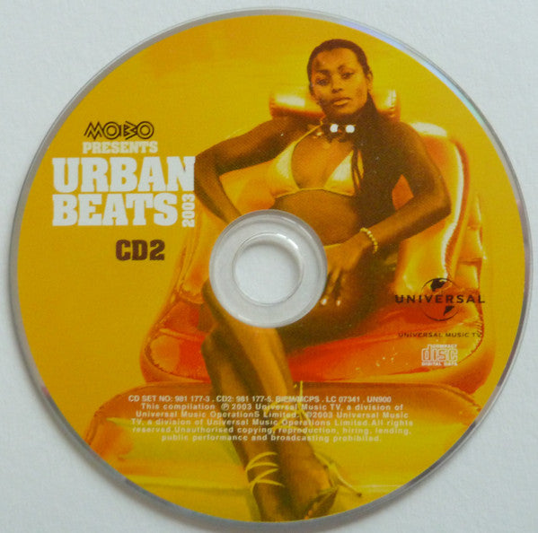 Various : MOBO Presents Urban Beats 2003 (2xCD, Comp)