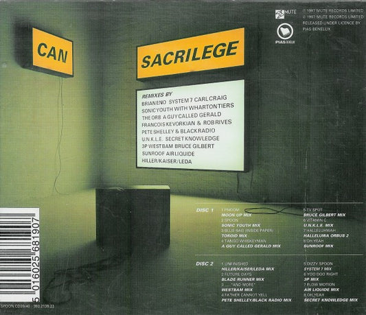 Can : Sacrilege (2xCD)