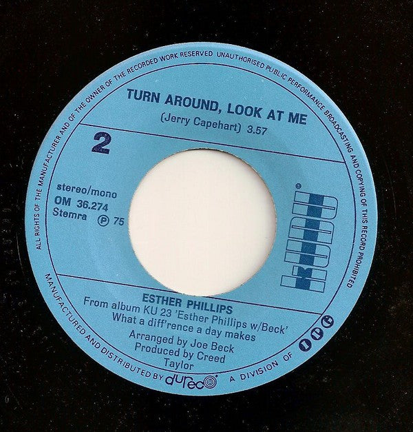 Esther Phillips : What A Diff'rence A Day Makes (7", Single)