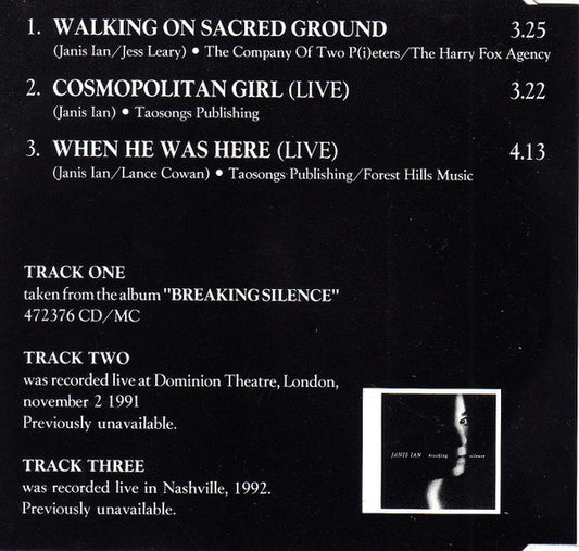 Janis Ian : Walking On Sacred Ground (CD, Maxi)