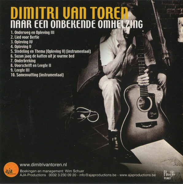 Dimitri Van Toren : Naar Een Onbekende Omhelzing (CD, Album, RM)