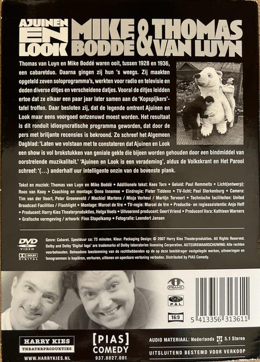 Ajuinen & Look : Ajuinen En Look Ft. Mike Boddé & Thomas Van Luyn (DVD-V)