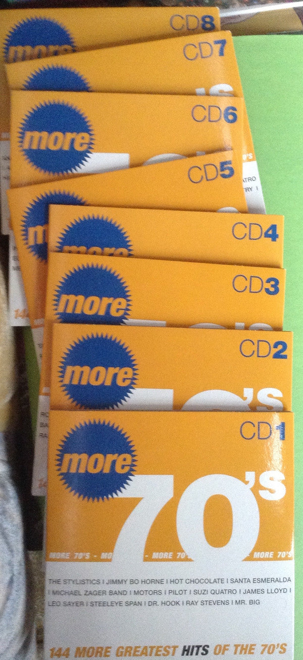 Various : More 70's (144 More Greatest Hits Of The 70's) (8xCD, Comp + Box)