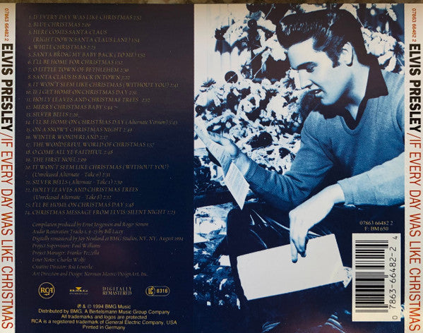 Elvis Presley : If Every Day Was Like Christmas (CD, Comp, RM)