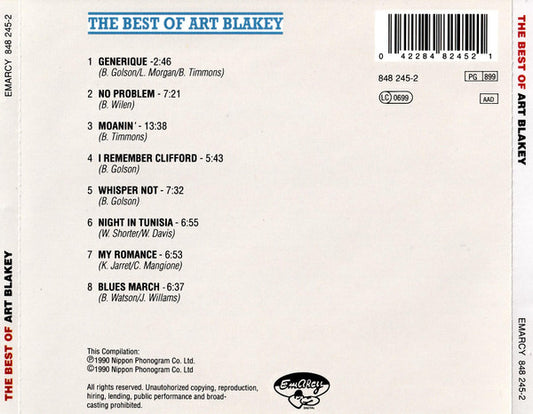 Art Blakey : The Best Of Art Blakey (CD, Comp)