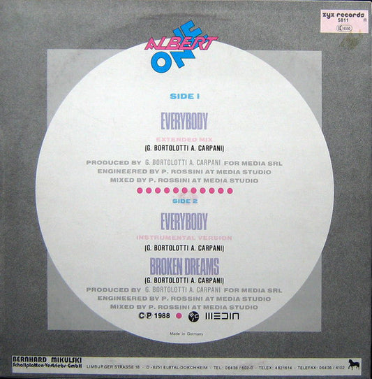Albert One : Everybody (12")