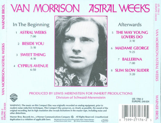 Van Morrison : Astral Weeks (CD, Album, RE)