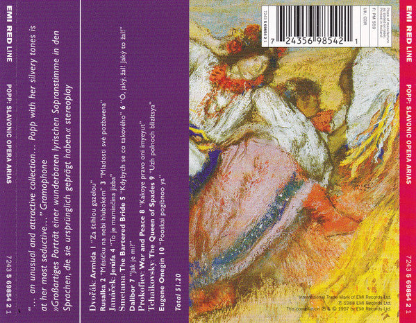 Lucia Popp, Stefan Soltesz : Slavonic Opera Arias (CD, Album, Comp, RP)