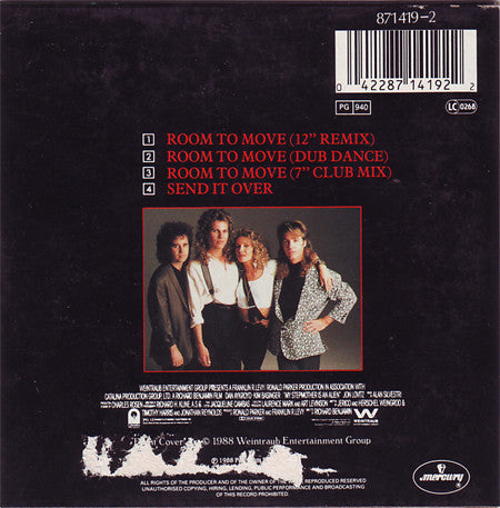 Animotion : Room To Move (CD, Single, Car)