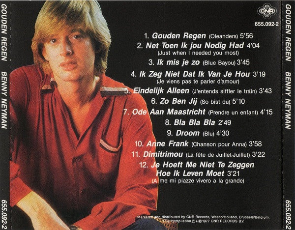 Benny Neyman : Gouden Regen (CD, Album, RE)