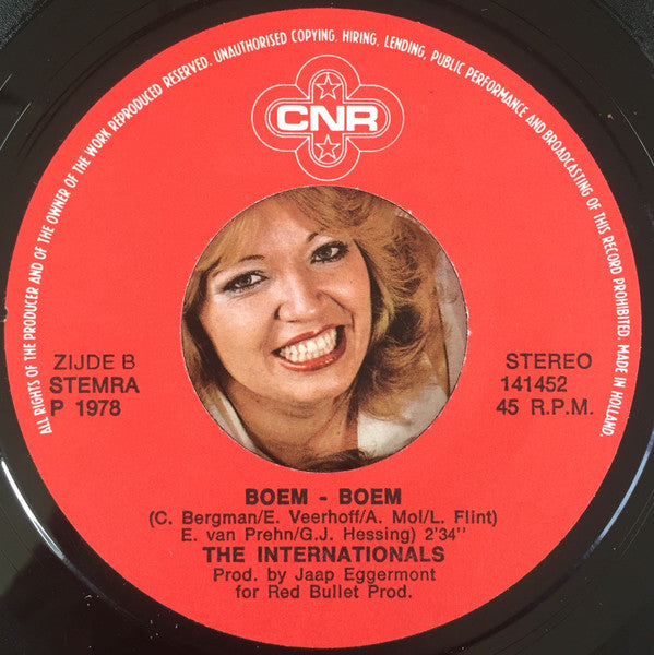 The Internationals (11) : Boom Boom (7", Single)