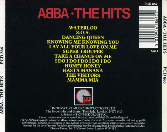 ABBA : The Hits (CD, Comp)