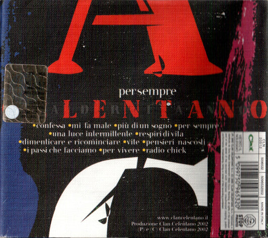 Adriano Celentano : Per Sempre (CD, Album, Har)