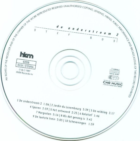 Stef Bos : De Onderstroom (2xCD, Album)