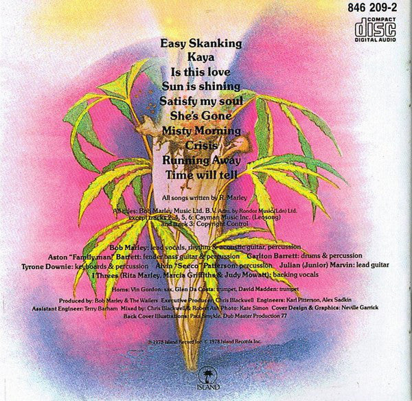 Bob Marley & The Wailers : Kaya (CD, Album, RE, RM)