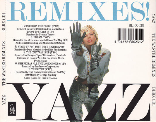 Yazz : The 'Wanted' Remixes! (CD, Album)