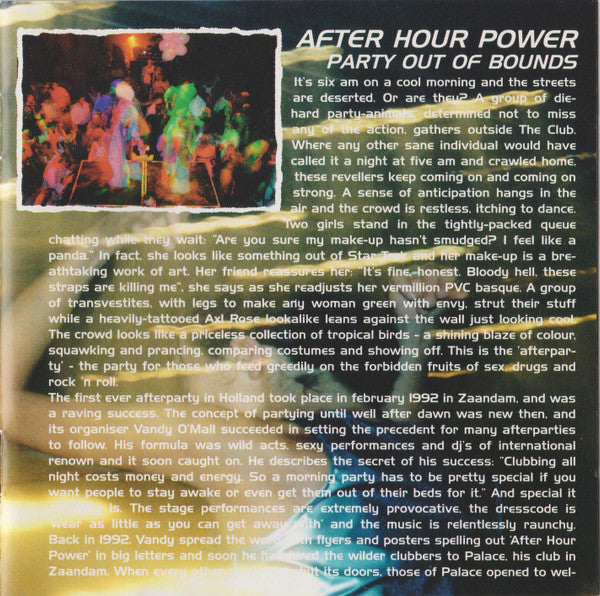 Various : After Hour Power (The Ultimate After Party Experience) (CD, Comp, Mixed)
