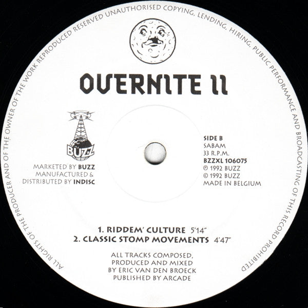 Overnite : Reachin' Out (12")