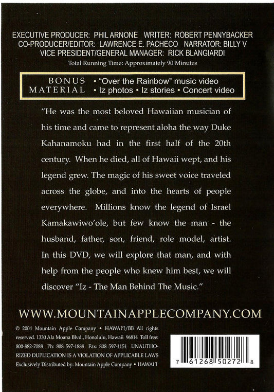 Israel Kamakawiwo'ole : The Man Behind The Music (DVD-V)