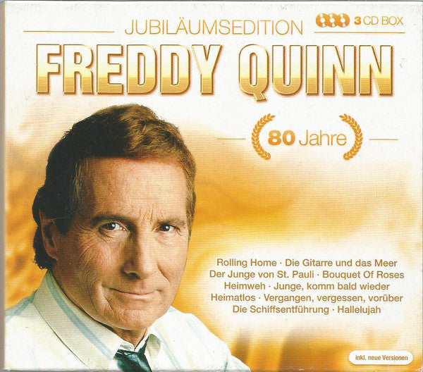 Freddy Quinn : Jubiläumsedition, 80 Jahre (3xCD, Comp + Box)