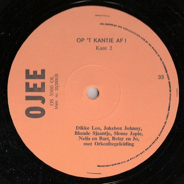 Various : Op 't Kantje Af! (LP, Comp)