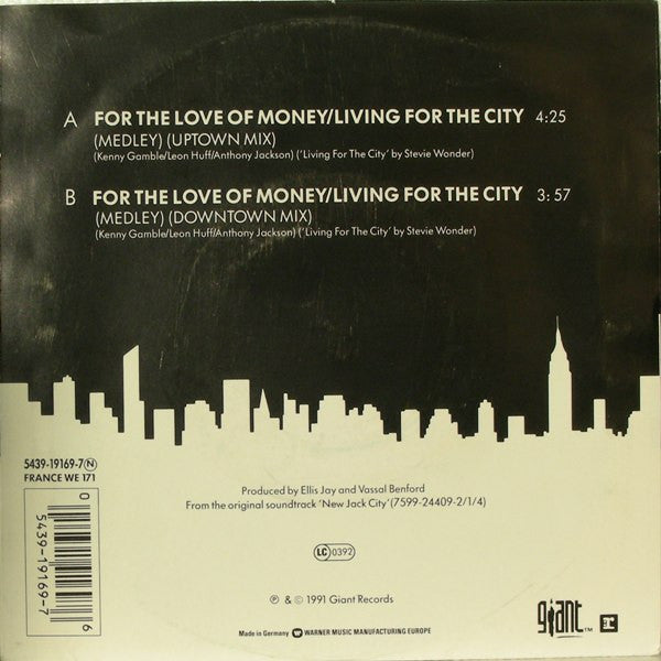 Troop (3) / Levert Featuring Rap By Queen Latifah : For The Love Of Money / Living For The City (Medley) (7", Single)