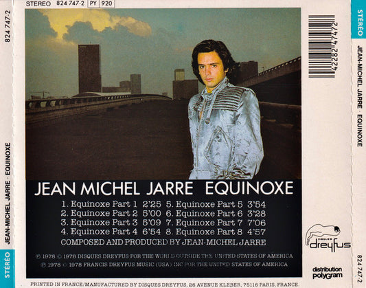Jean-Michel Jarre : Equinoxe (CD, Album, RE)