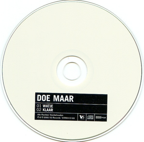 Doe Maar : Watje (CD, Single)