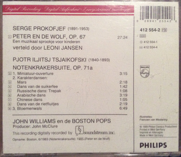 Sergei Prokofiev, Leoni Jansen : Peter En De Wolf Verteld Door Leoni Jansen (CD, Album)