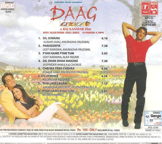 Rajesh Roshan, Sameer : Daag (The Fire) (CD)