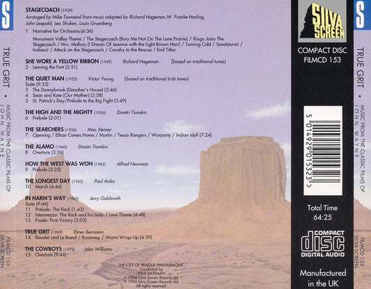 Various, The City Of Prague Philharmonic, Paul Bateman : True Grit - Music From The Classic Films Of John Wayne (CD, Album)