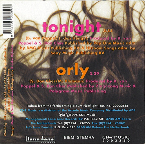 Loïs Lane : Tonight (CD, Single)