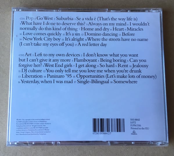 Pet Shop Boys : PopArt (The Hits) (2xCD, Comp, RE, RM)