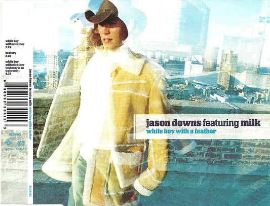 Jason Downs Featuring Milk Dee : White Boy With A Feather (CD, Single)