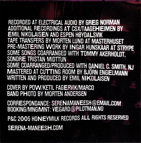 Serena-Maneesh : Serena-Maneesh (HDCD, Album)