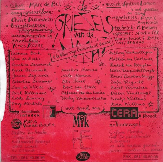 4de Klas Vrije Basisschool Huise : De Griezels Van De Nacht (7")