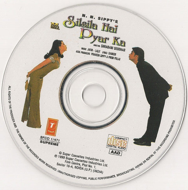 Jatin Lalit, Sameer : Silsila Hai Pyar Ka (CD)