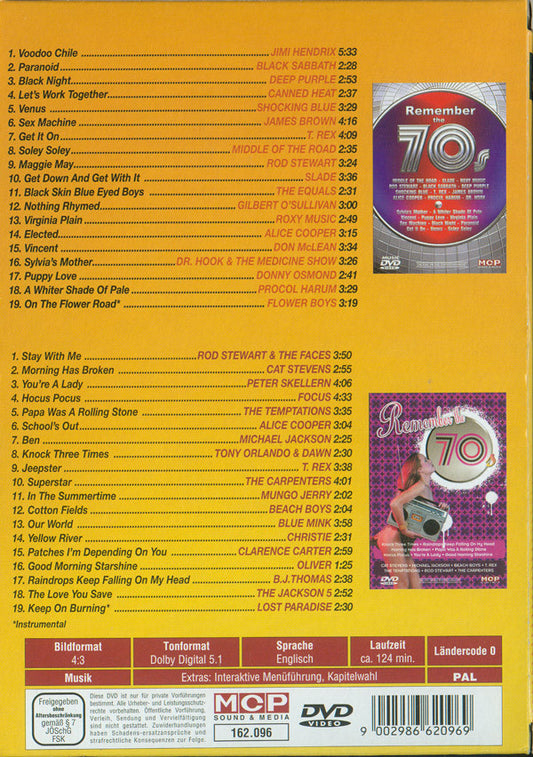 Various : Remember The 70s (2xDVD-V, PAL + Box)